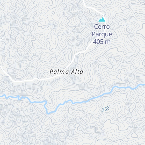 Map of Cerro Palma Alta