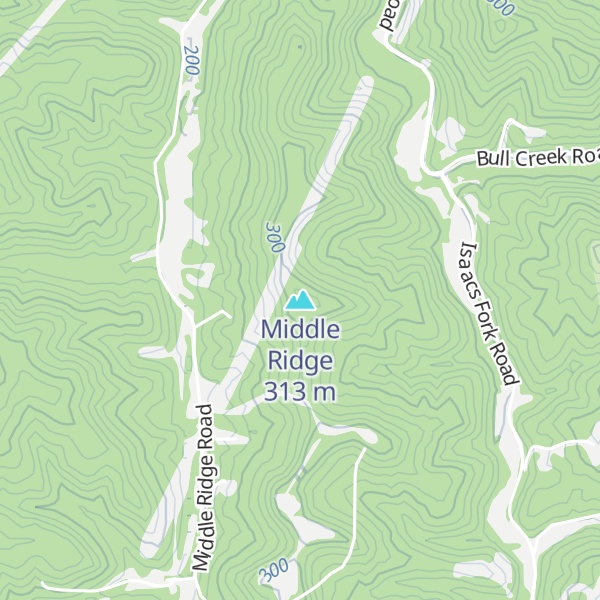 Map of Middle Ridge