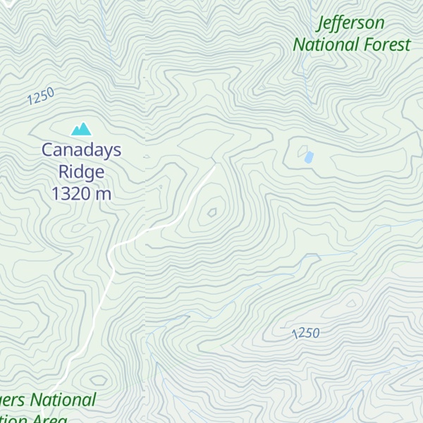 Map of Iron Mountain