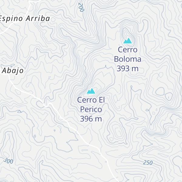 Map of Cerro El Perico