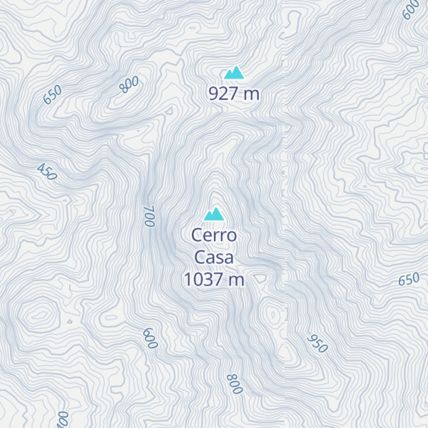 Map of Cerro Casa