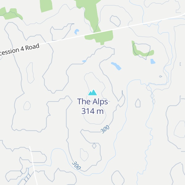 Map of The Alps
