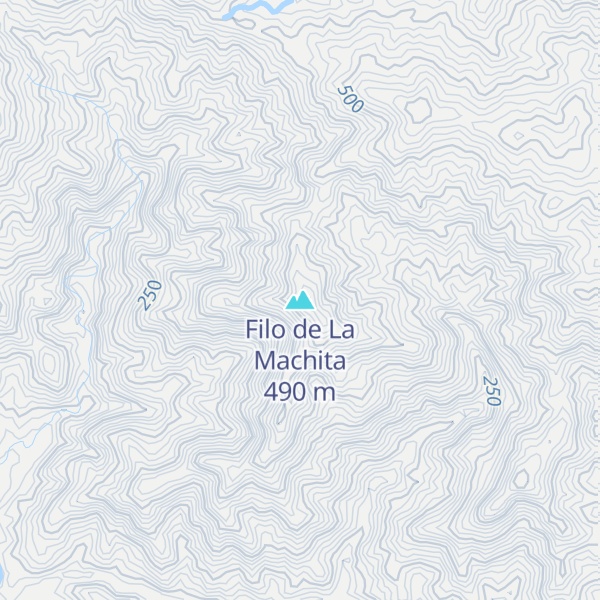 Map of Filo de La Machita