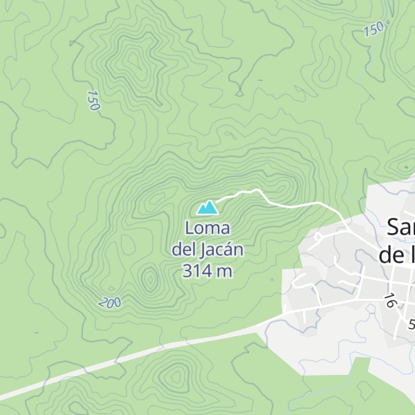 Map of Loma del Jacán