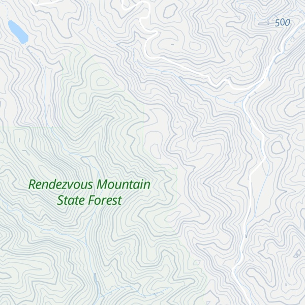 Map of Judd Mountain