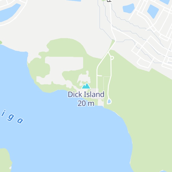 Map of Dick Island