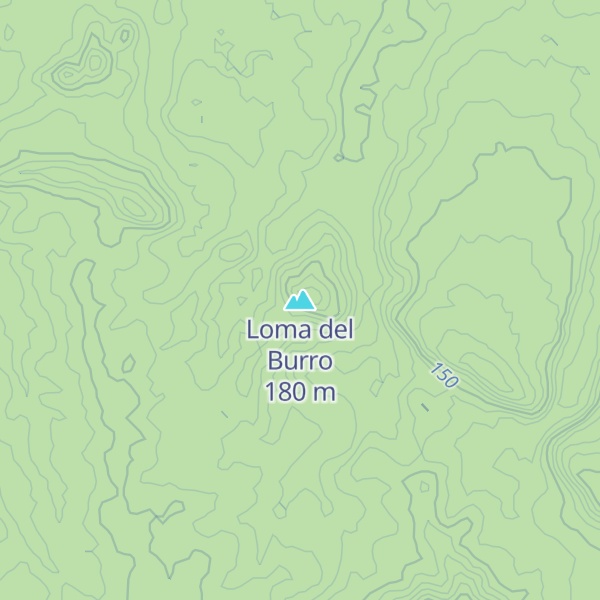Map of Loma del Burro