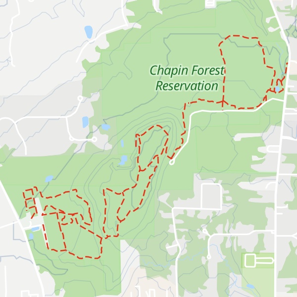 Map of Gildersleeve Mountain