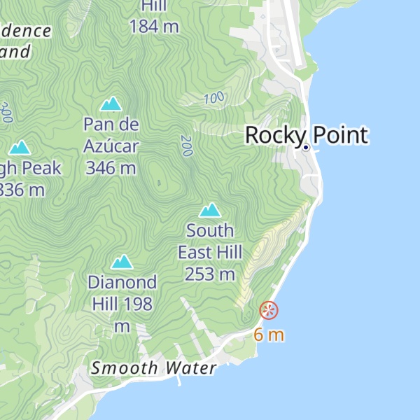 Map of South East Hill