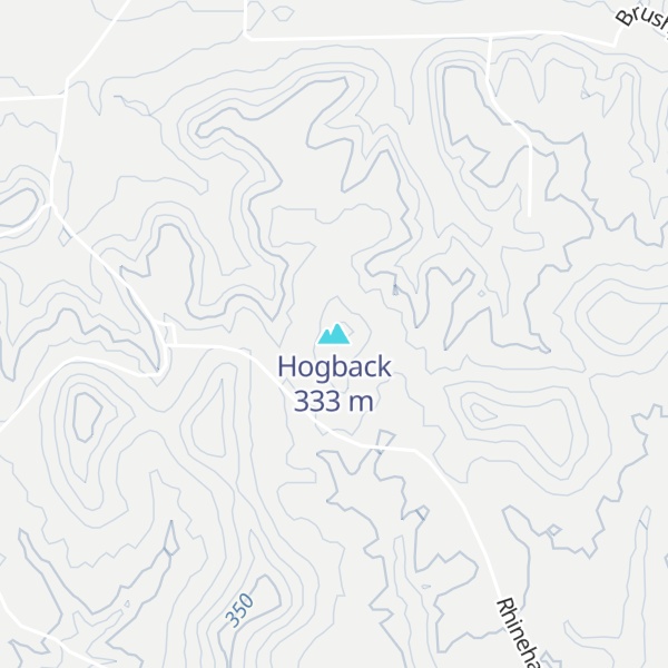 Map of Hogback