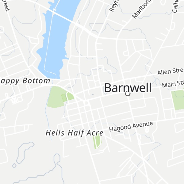 Map of Barnwell Hill