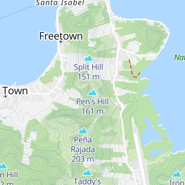 Map of Pen's Hill
