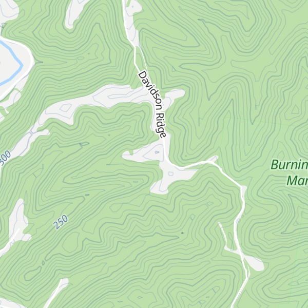 Map of Davidson Ridge