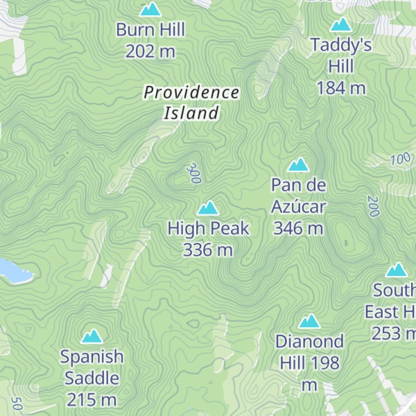 Map of High Peak