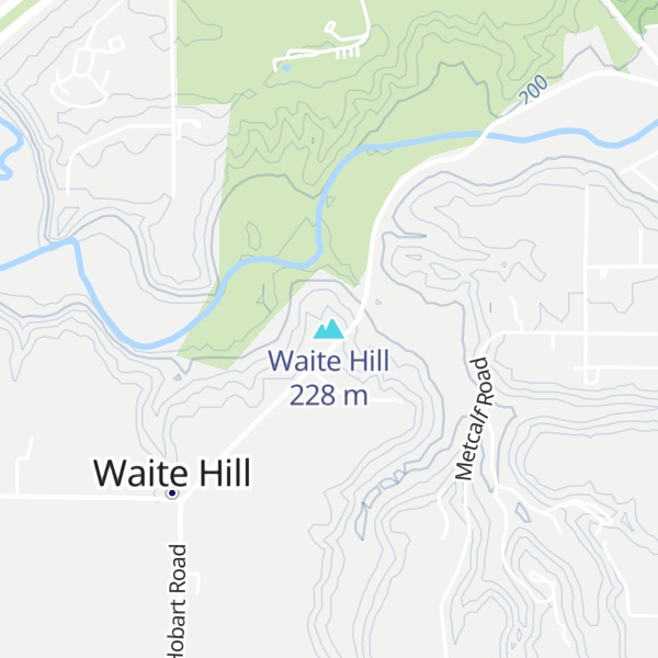 Map of Waite Hill
