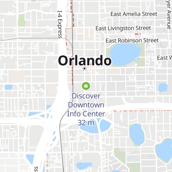 Map of Discover Downtown Info Center