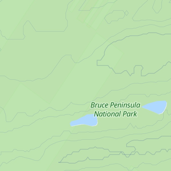 Map of Bruce Peninsula