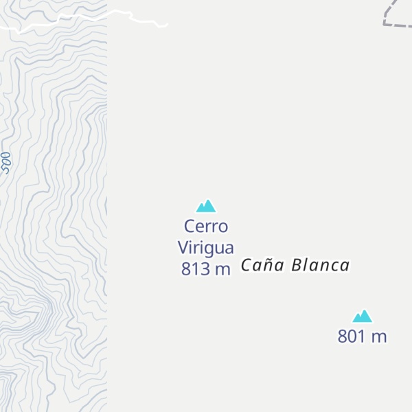 Map of Cerro Virigua