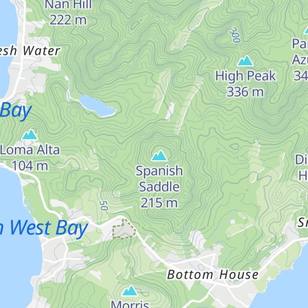 Map of Cashew Hill