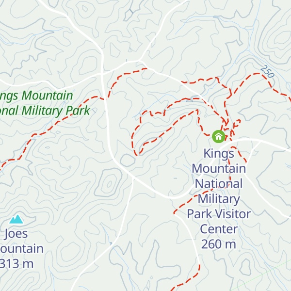 Map of Kings Mountain