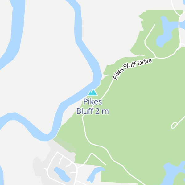 Map of Pikes Bluff