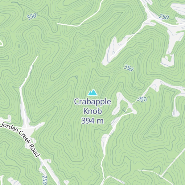 Map of Crabapple Knob