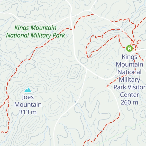 Map of Brushy Ridge