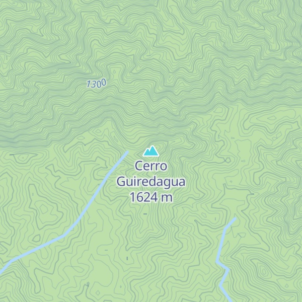 Map of Cerro Guiredagua