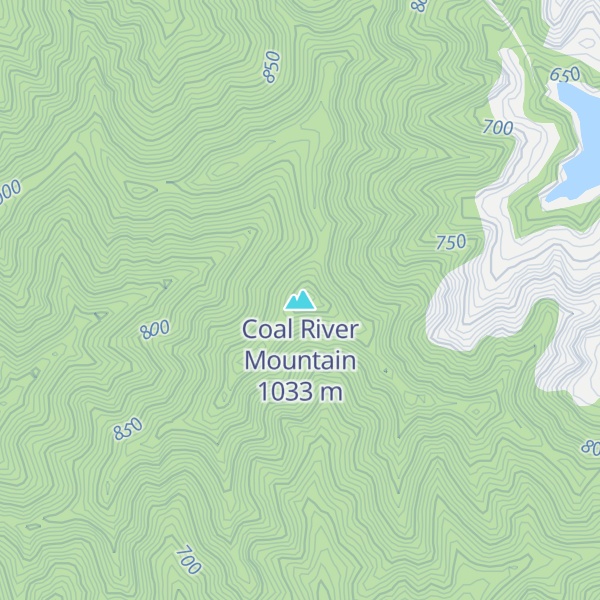 Map of Coal River Mountain
