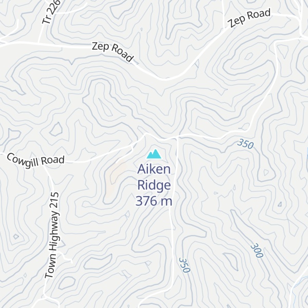 Map of Aiken Ridge