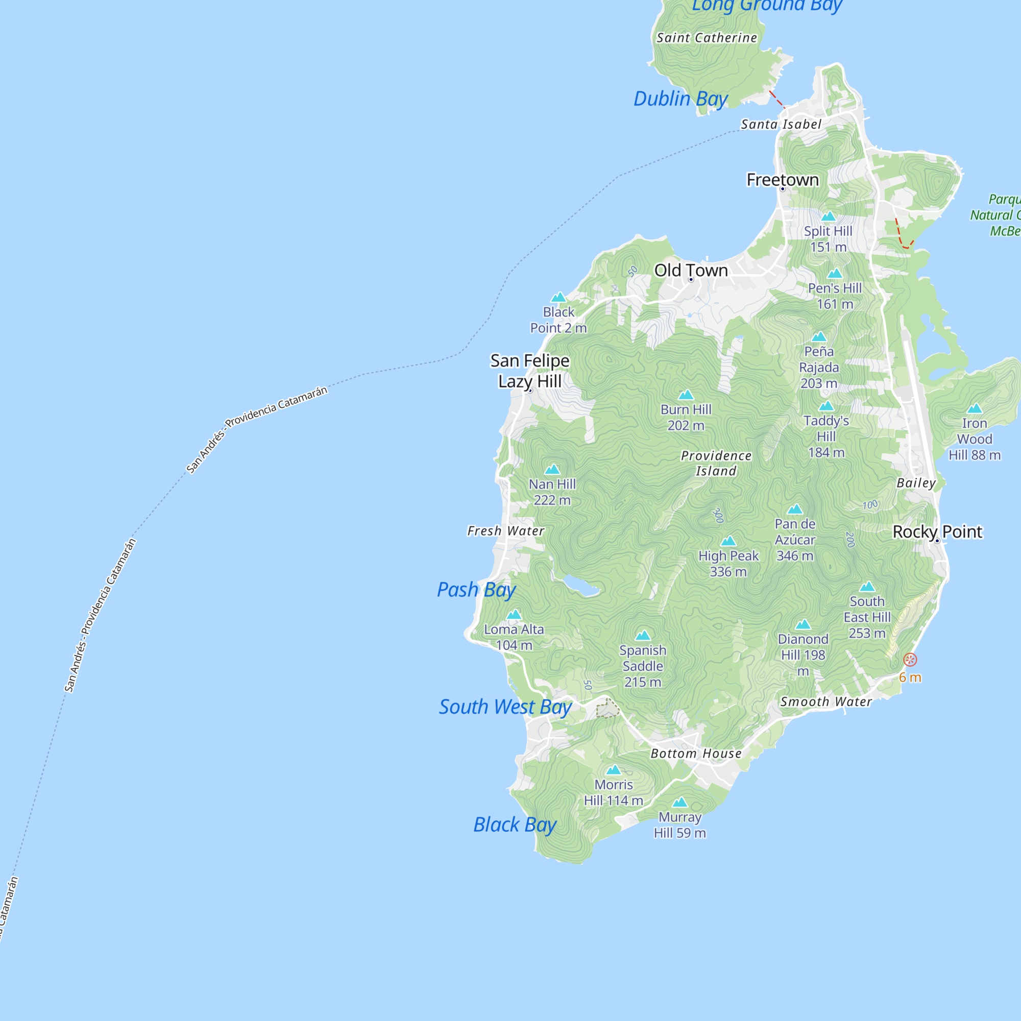 Cabanas Ismasoris map