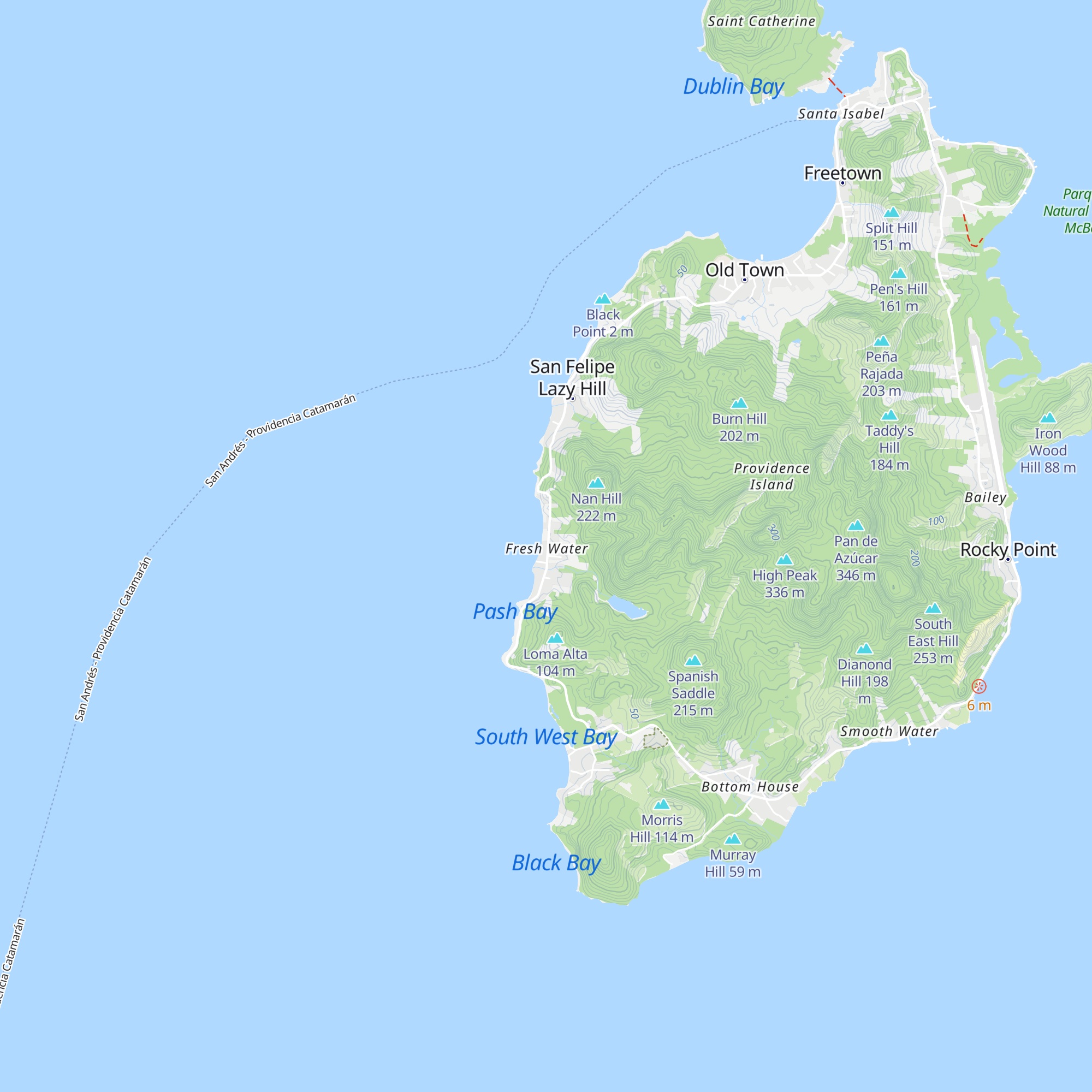 Cabanas Mr. Mac map