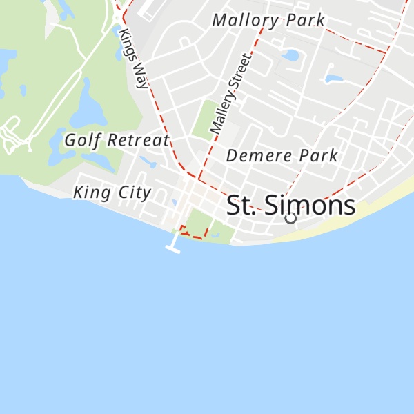 Map of Golden Isles Convention & Visitors Bureau