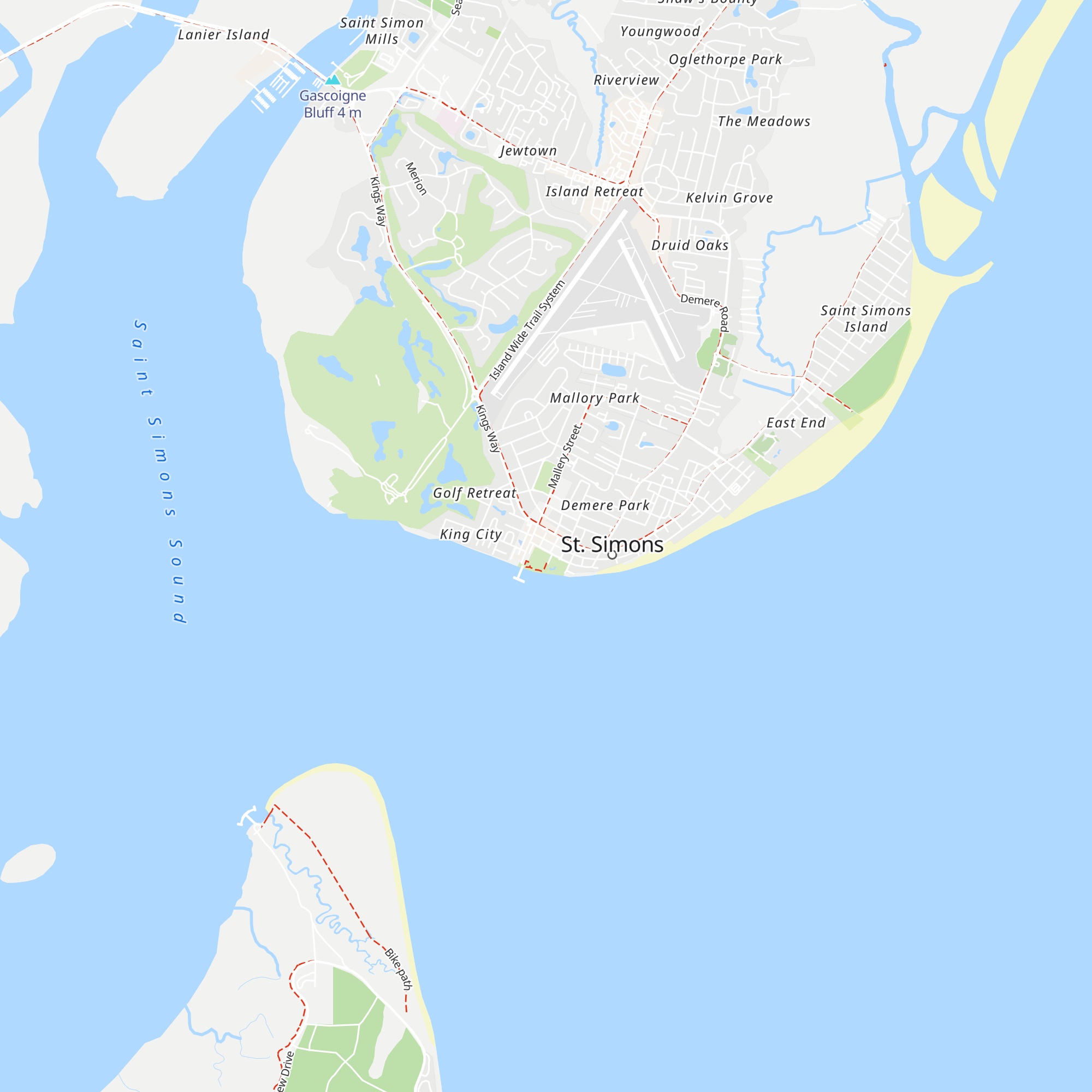 Golden Isles Convention & Visitors Bureau map