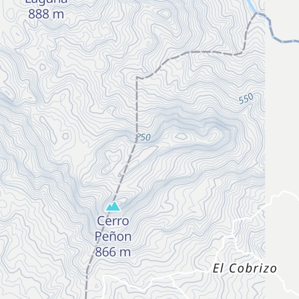 Map of Cerro Casa de Piedra