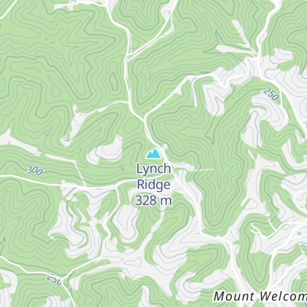 Map of Lynch Ridge