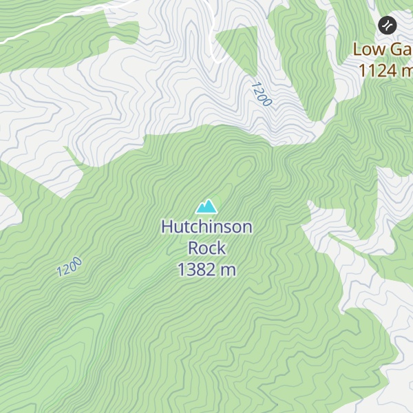 Map of Hutchinson Rock