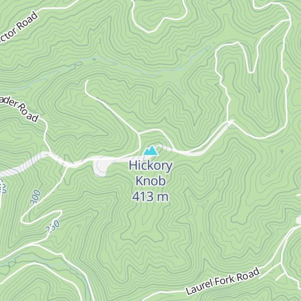 Map of Hickory Knob