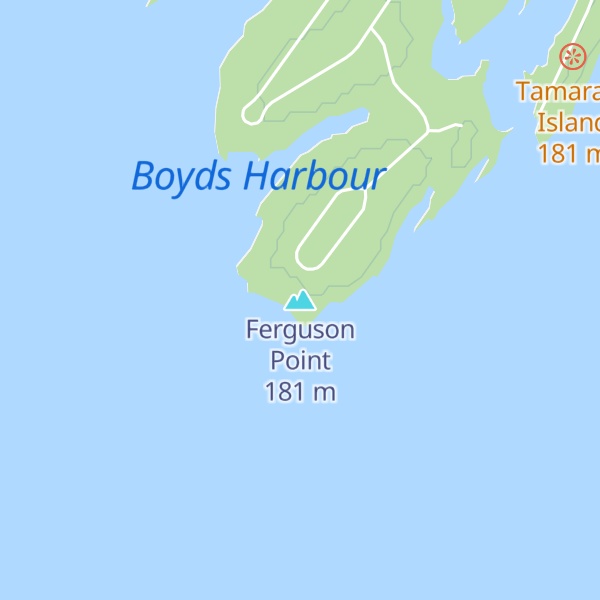 Map of Ferguson Point
