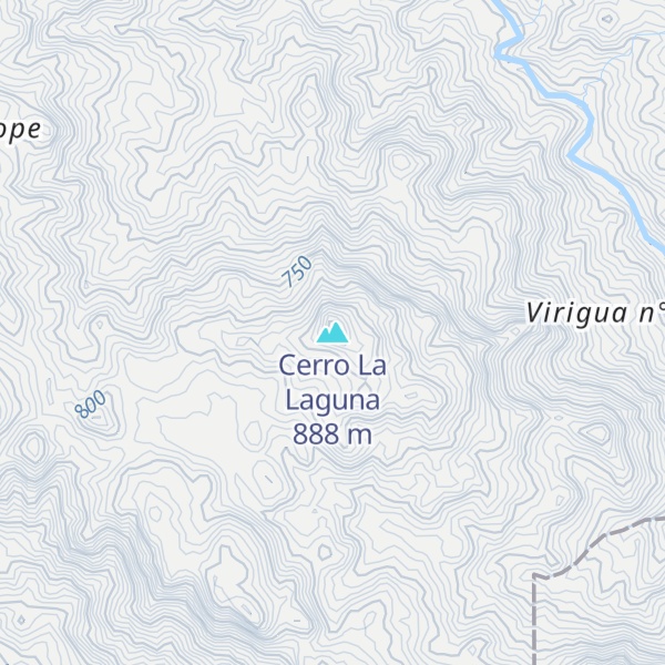 Map of Cerro La Laguna
