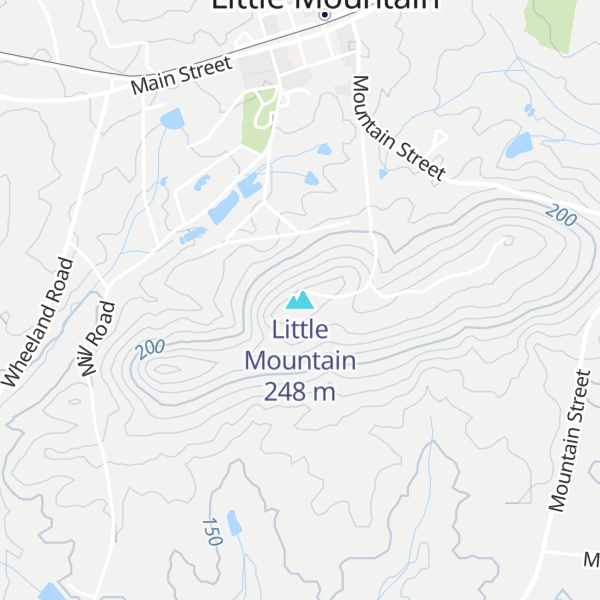 Map of Little Mountain