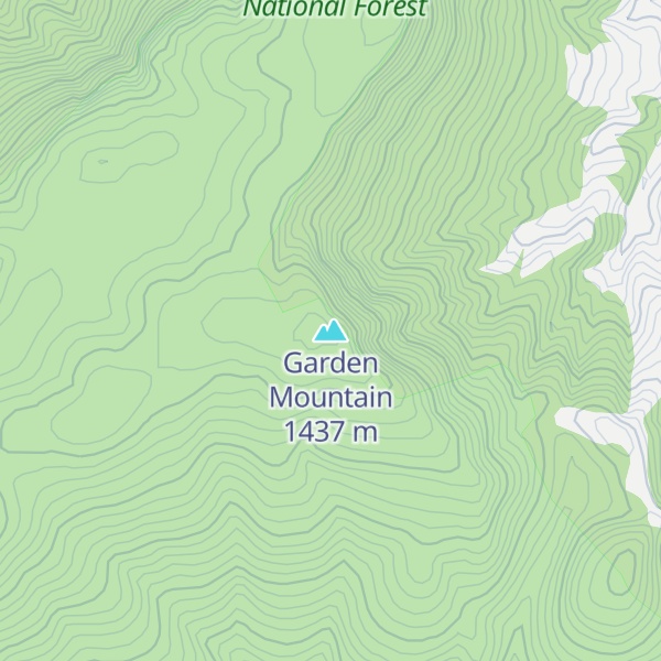 Map of Garden Mountain