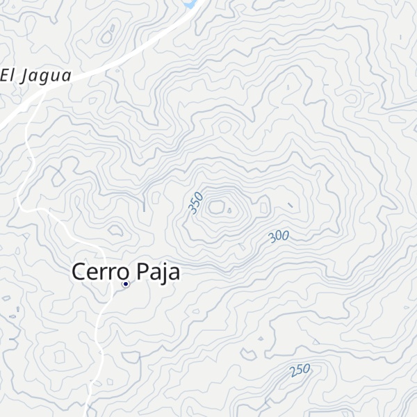 Map of Cerro Pajal