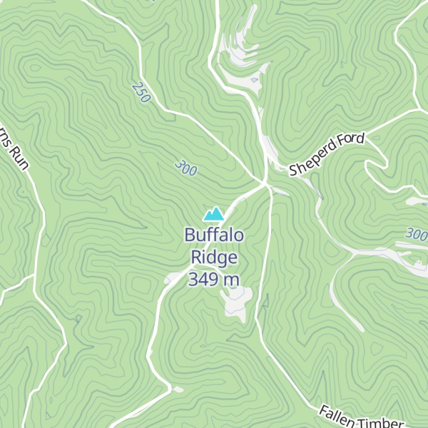 Map of Buffalo Ridge