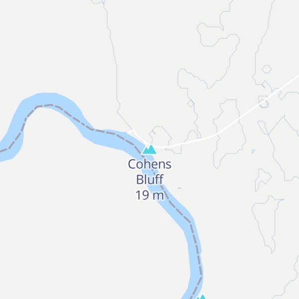 Map of Cohens Bluff