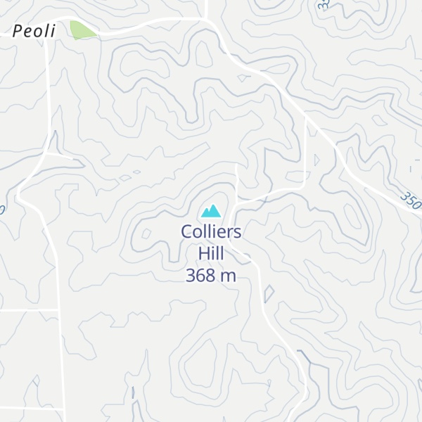 Map of Colliers Hill
