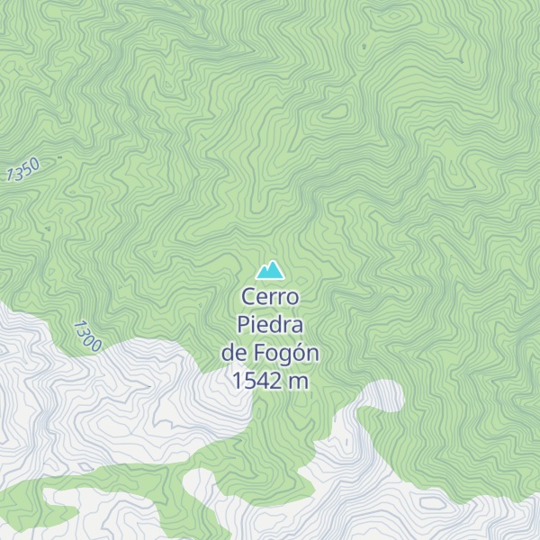 Map of Cerro Piedra de Fogón