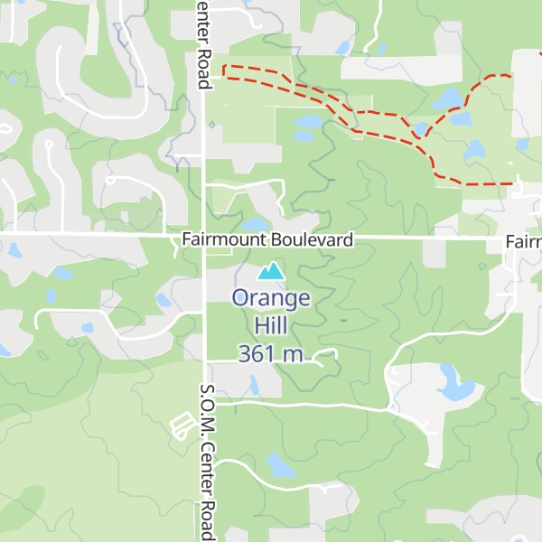 Map of Orange Hill