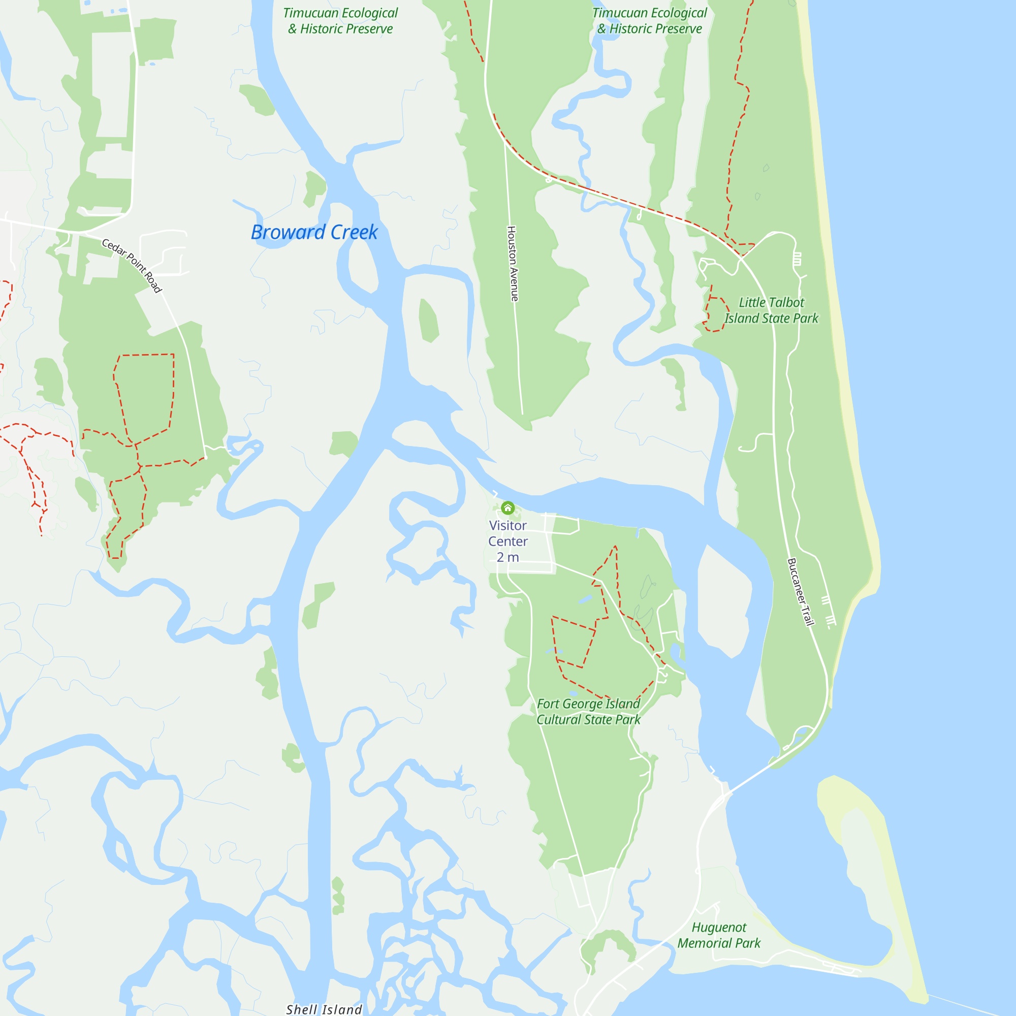 Visitor Center map