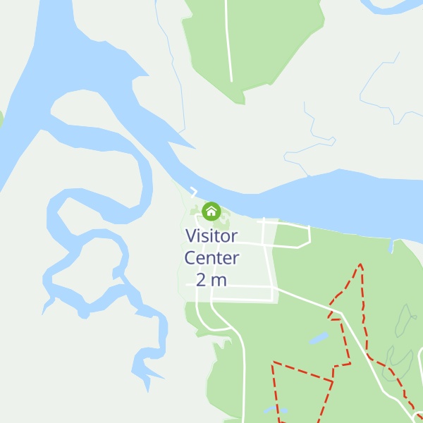 Map of Visitor Center
